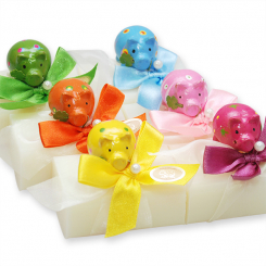 Sheep milk soap 100g decorated with a pig, Classic 