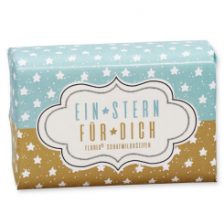 Schafmilchseife 100g "Ein Stern für Dich", Schneerose 