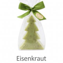 Schafmilchseife Tannenbaum 75g, in Cello, Eisenkraut 