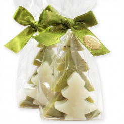 Sheep milk soap tree 75g decorated with a tree16g in a cellophane, Verbena 