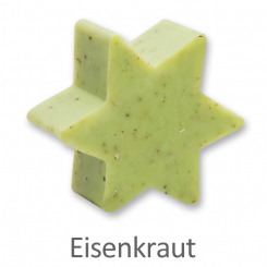 Schafmilchseife Stern 80g, Eisenkraut 