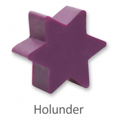 Sheep milk soap star 80g, Elderberry 