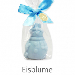 Schafmilchseife Schneemann 40g, in Cello, Eisblume 