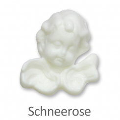 Sheep milk soap angel with wings 30g, Christmas rose 