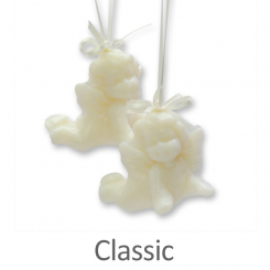 Schafmilchseife Engel liegend 20g, hängend, Classic 