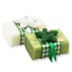 Sheep milk soap 100g decorated with a star, Classic/verbena 