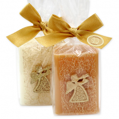 Sheep milk soap 100g decorated with an angel in a cellophane, Classic/quince 
