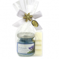 Badeset 2-teilig in Cello, Alpenveilchen 