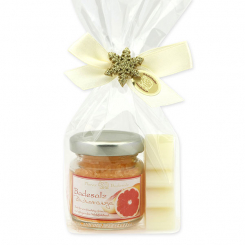 Badeset 2-teilig in Cello, Blutorange 