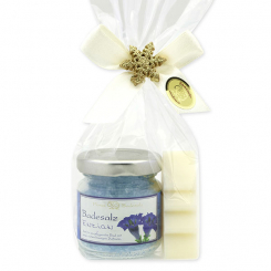 Badeset 2-teilig in Cello, Enzian 