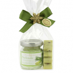 Badeset 2-teilig in Cello, Lemongras 