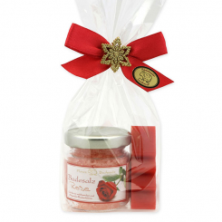 Badeset 2-teilig in Cello, Rose rot 