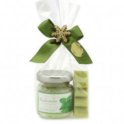 Badeset 2-teilig in Cello, Zitronenmelisse 