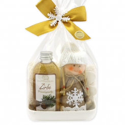 Care set 3 pieces with an angel in a cellophane bag, Swiss pine 