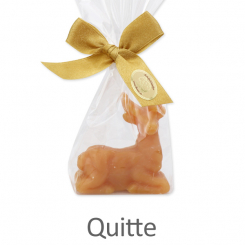 Schafmilchseife Hirsch 30g, in Cello, Quitte 