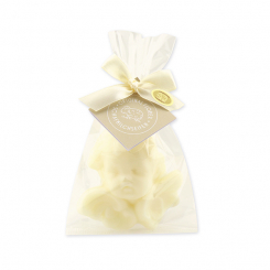 Schafmilchseife Engelskopf mit Flügel 108g in Cello, Classic 