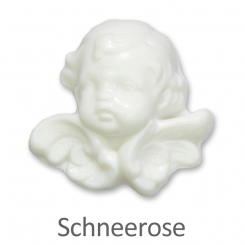 Sheep milk soap angel with wings 108g, Christmas rose 