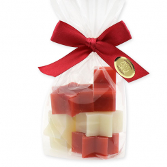 Schafmilchseife Stern mini 5x12g in Cello, Classic/Granatapfel 