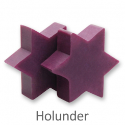 Sheep milk soap star 20g, Elderberry 