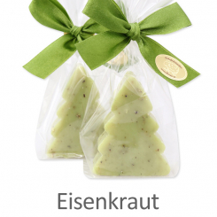 Schafmilchseife Weihnachtsbaum midi 24g, in Cello, Eisenkraut 