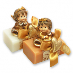 Sheep milk soap 100g decorated with an angel, Classic/quince 