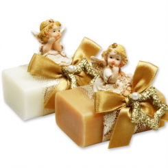 Sheep milk soap 100g decorated with an angel, Classic/quince 
