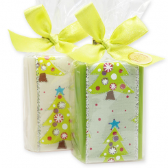 Sheep milk soap 100g decorated with a ribbon, Classic/pear 