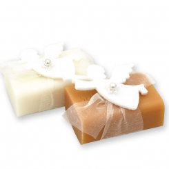 Sheep milk soap 100g decorated with an angel, Classic/quince 