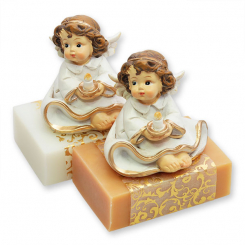 Sheep milk soap 150g decorated with an angel, Classic/quince 