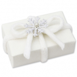 Sheep milk soap 150g "present", Christmas Rose White 