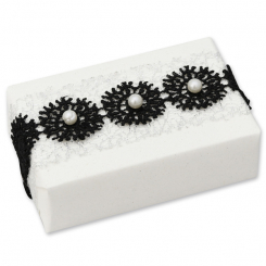 Sheep milk soap 150g "present", Christmas Rose White 