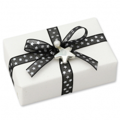Sheep milk soap 150g "present", Christmas Rose White 