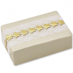 Schafmilchseife eckig 150g "Geschenkpäckchen", Mandelöl 