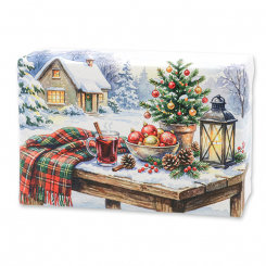 Sheep milk soap 150g Winter Magic "Christmas magic motif 26" 