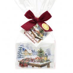 Sheep milk soap 150g Winter Magic "Christmas magic motif 26" 