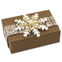 Schafmilchseife eckig 150g "Geschenkpäckchen", Zirbe 