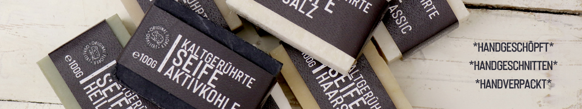 Spezialseife  kaltgerührt 100g Schleife, Black Ed.