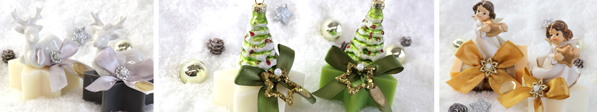 Decorated soaps Christmas