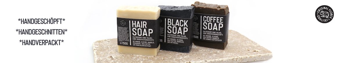 Spezialseife kaltgerührt 150g Schleife, Black Ed.